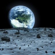 Фотообои Вид на Землю с Луны